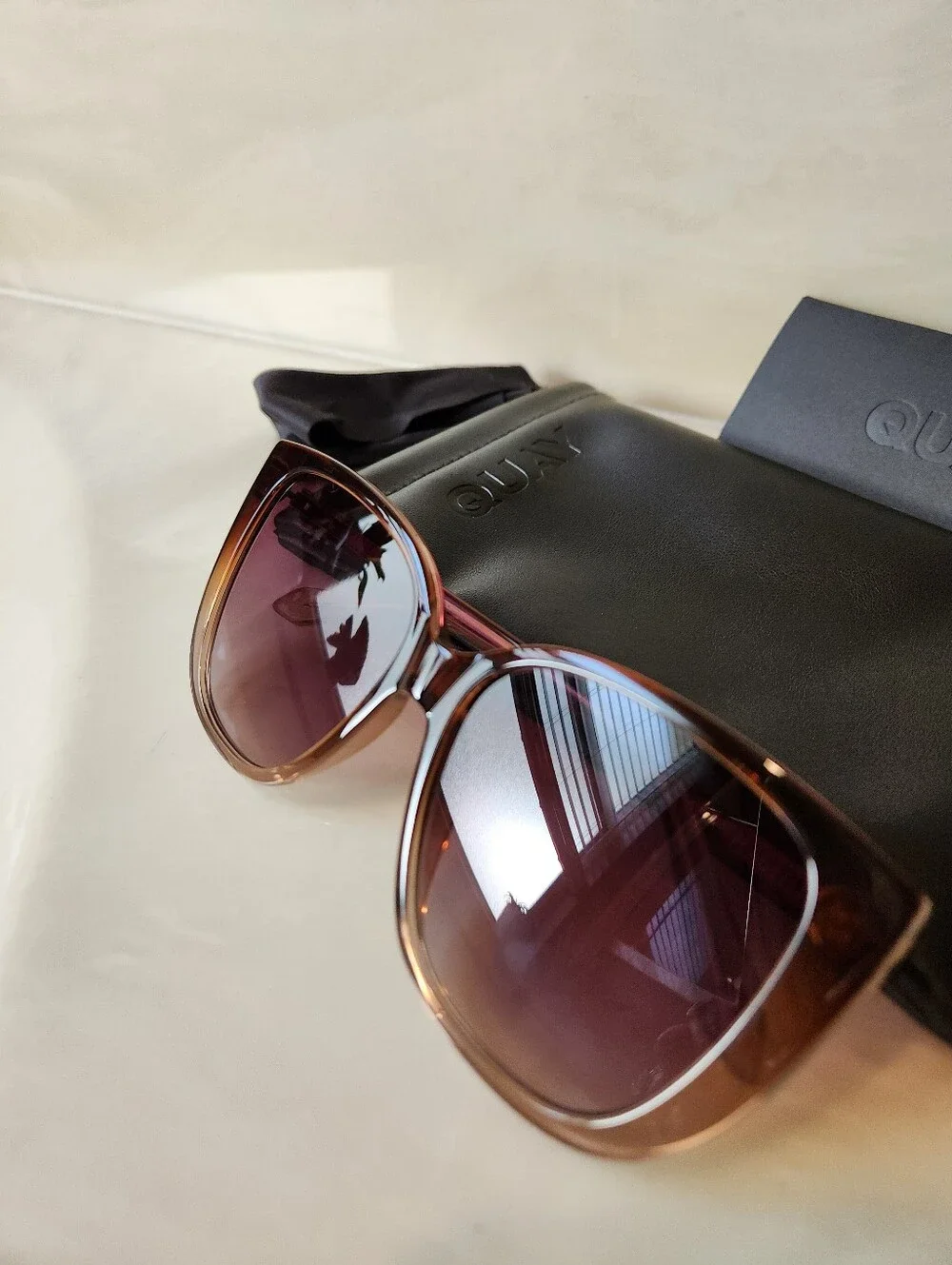 Quay Ever After Sunglasses (Coffee Doe/Brown)